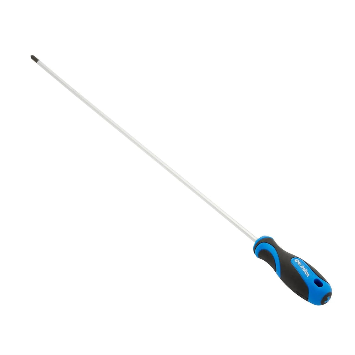 Draper Extra Long Reach Soft Grip Cross Slot Screwdriver No.2 x 450mm 53502  White Rose Tools
