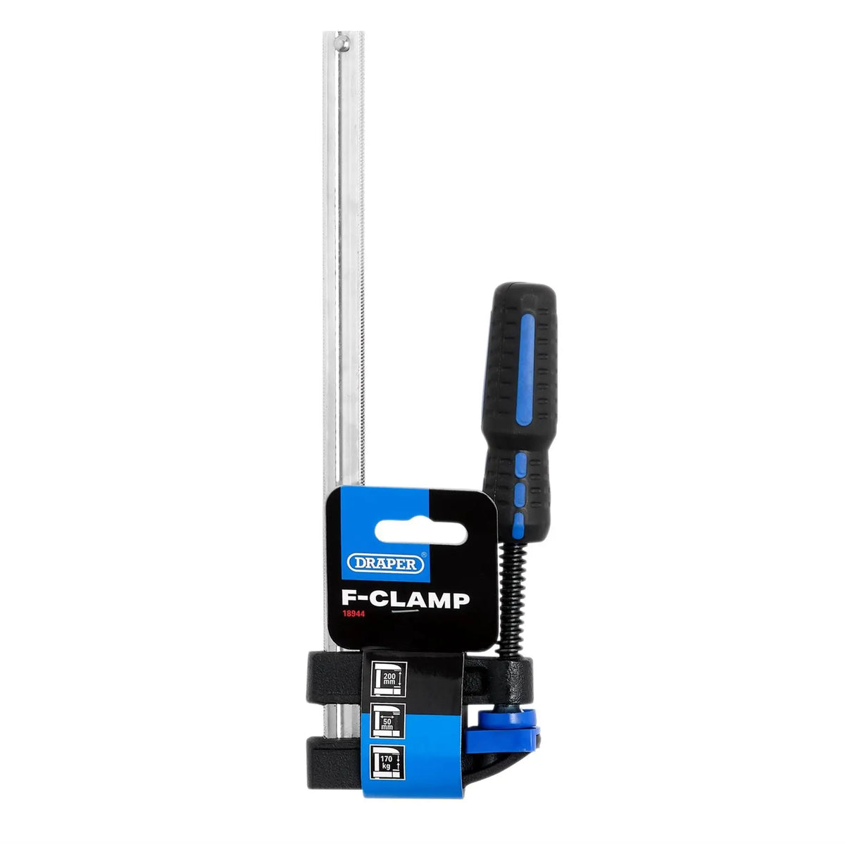 Draper F-Clamp 200mm 18944  White Rose Tools