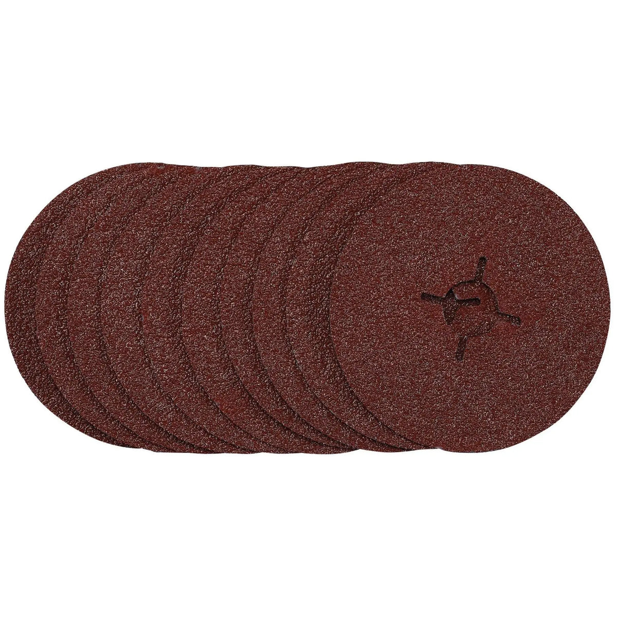 Draper Fibre Sanding Discs 115mm 36 Grit (Pack of 10) 68377  White Rose Tools