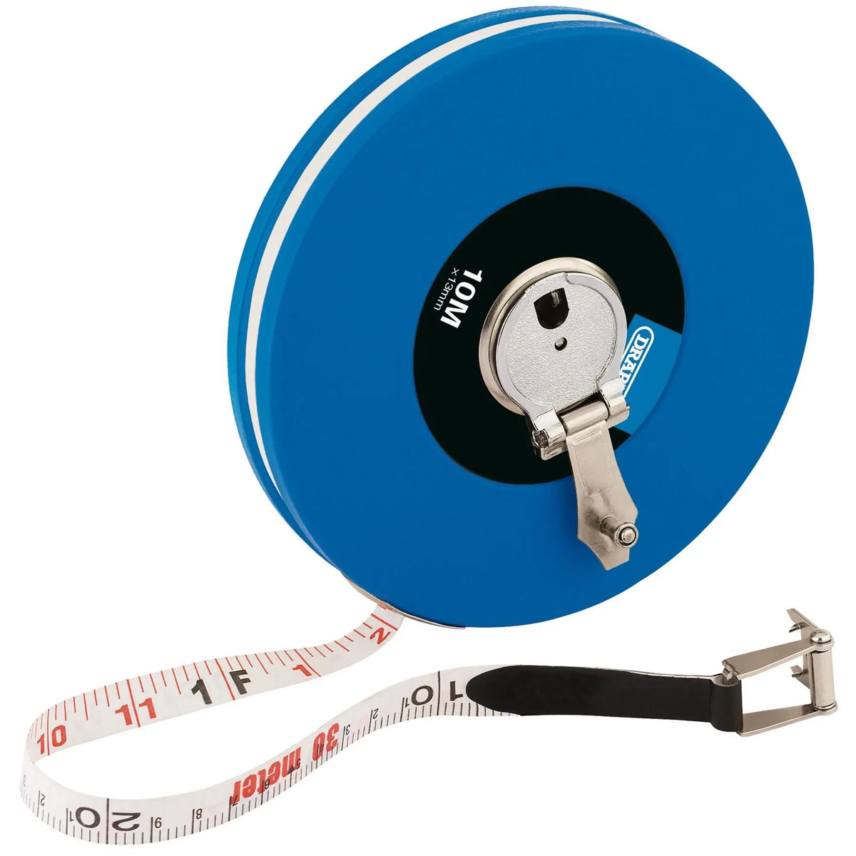 Draper Fibreglass Measuring Tape 10m/33ft x 13mm 88213  White Rose Tools