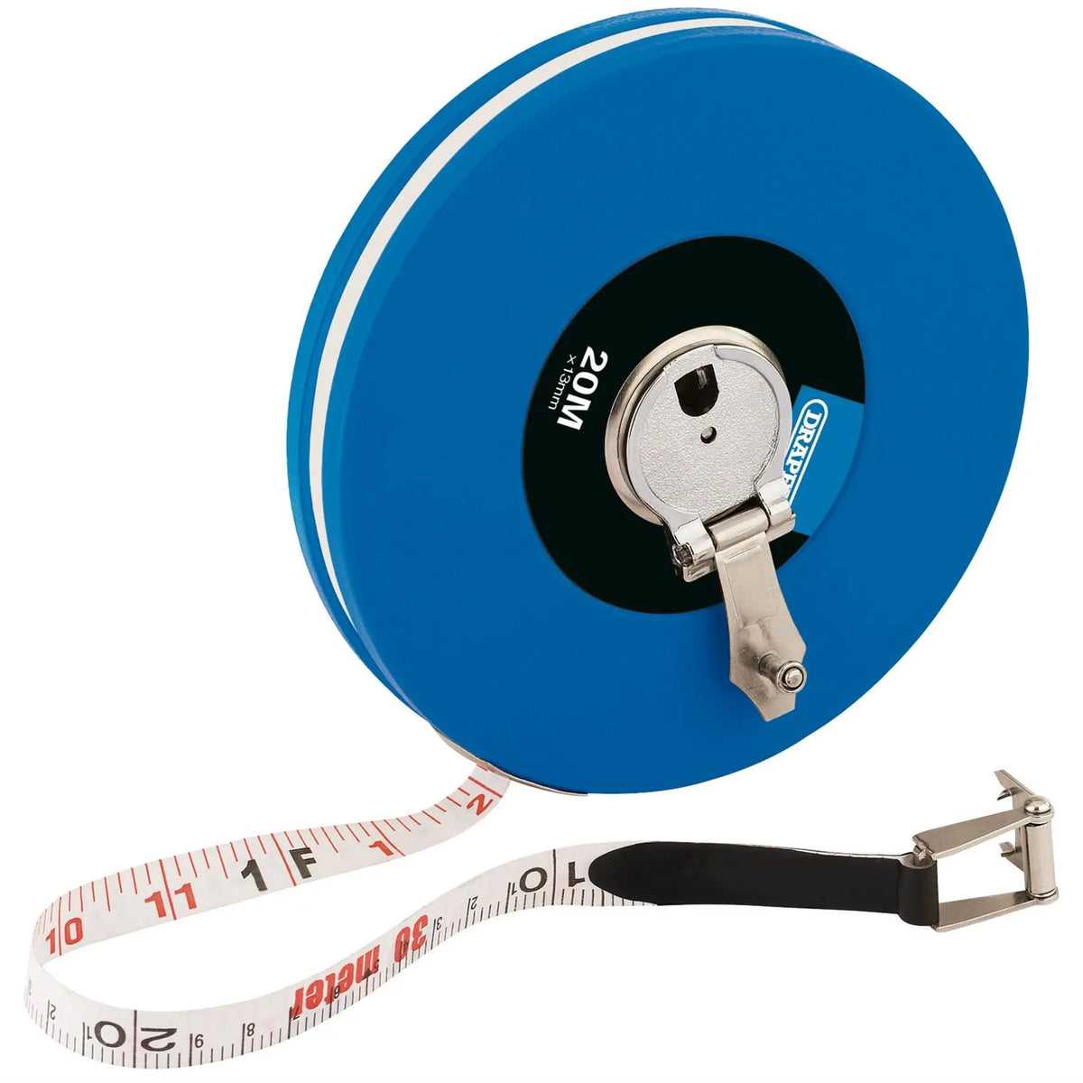 Draper Fibreglass Measuring Tape 20m/66ft x 13mm 88215  White Rose Tools