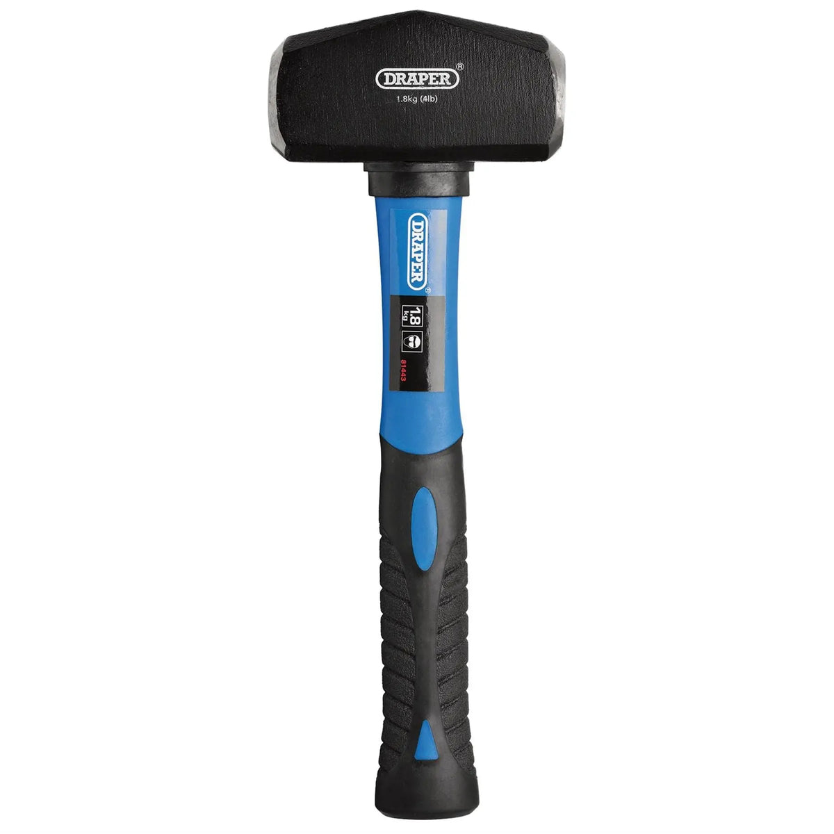 Draper Fibreglass Shaft Club Hammer 1.8kg/4lb 81443  White Rose Tools