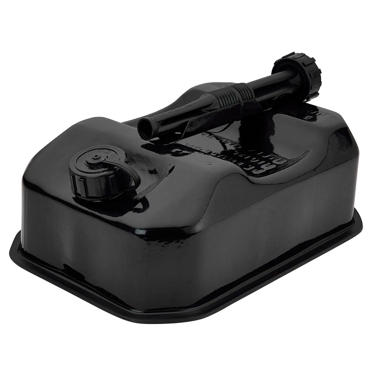 Draper Flat Steel Fuel Can 5L Black 31790  White Rose Tools