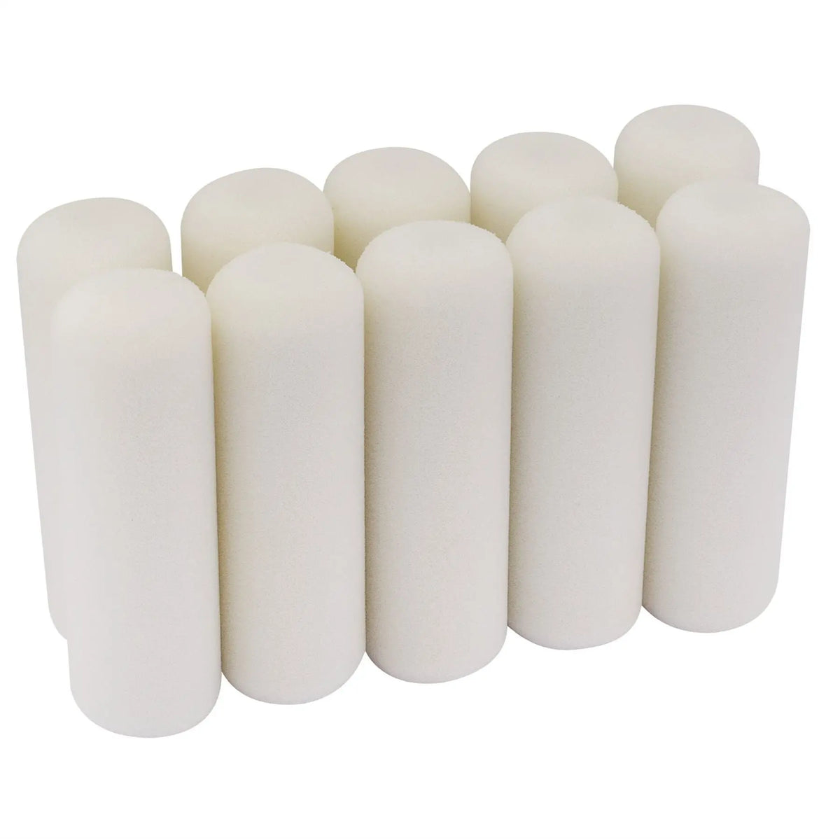 Draper Foam Paint Roller Sleeves 100mm (Pack of 10) 82553  White Rose Tools