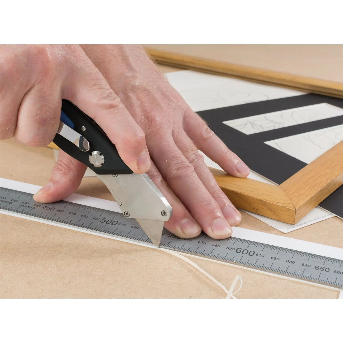 Draper Folding Trimming Knife 02015  White Rose Tools