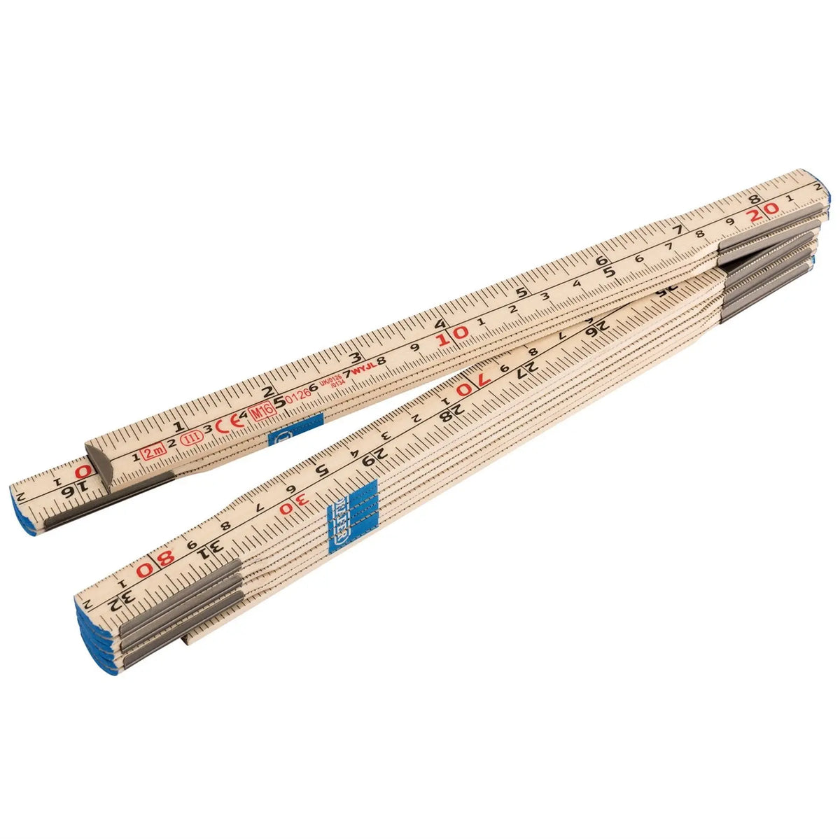 Draper Folding Wood Rule 2m 20703  White Rose Tools