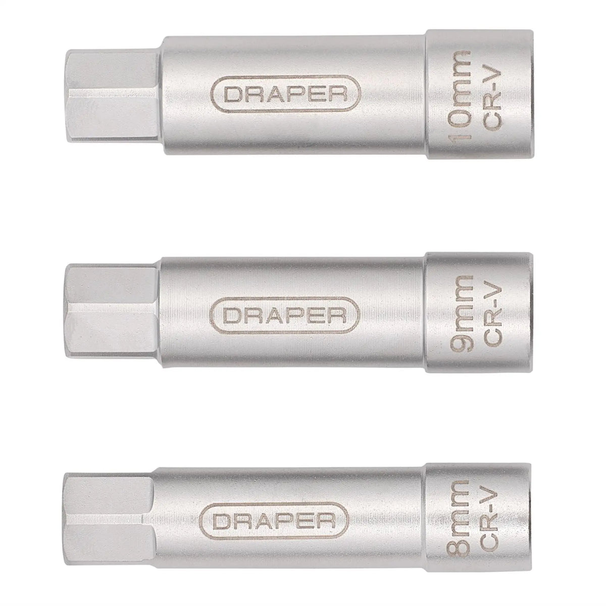 Draper Glow Plug Socket Set (3 Piece) 31813  White Rose Tools