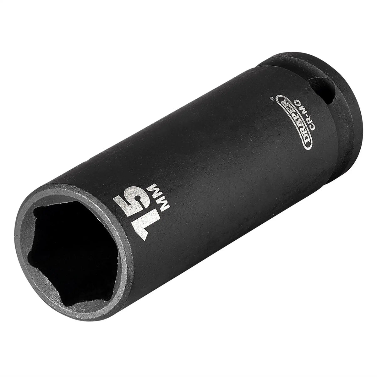 Draper HI-TORQ® 6 Point Deep Impact Socket 3/8" Sq. Dr. 15mm 06888  White Rose Tools