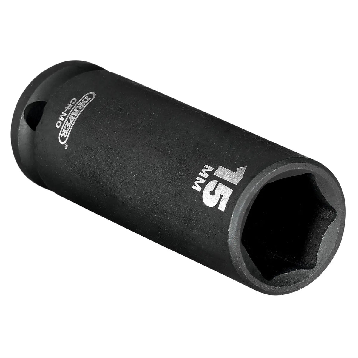 Draper HI-TORQ® 6 Point Deep Impact Socket 3/8" Sq. Dr. 15mm 06888  White Rose Tools