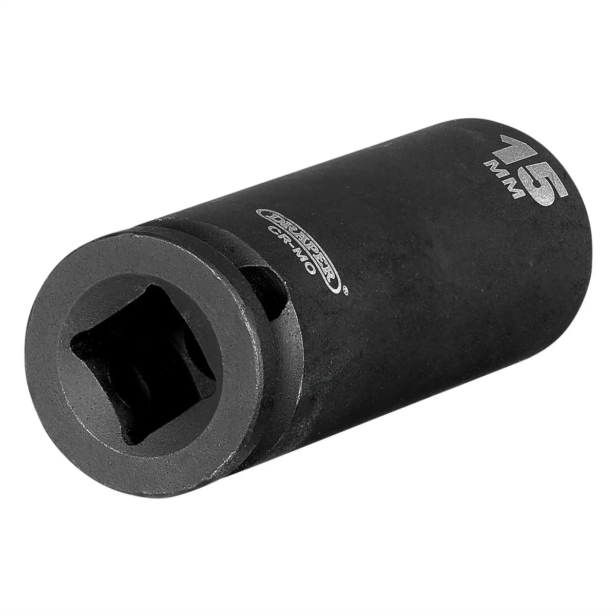 Draper HI-TORQ® 6 Point Deep Impact Socket 3/8" Sq. Dr. 15mm 06888  White Rose Tools