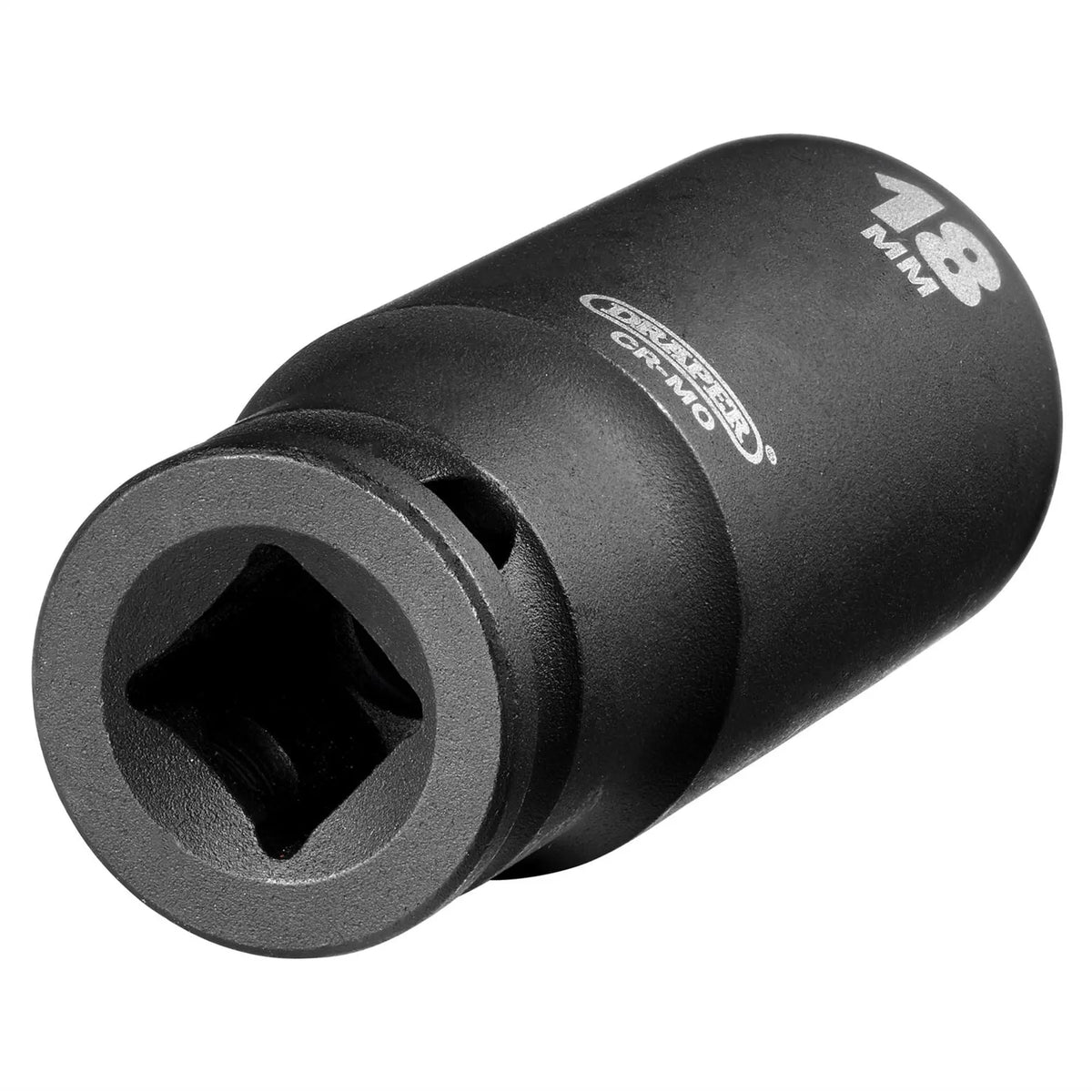 Draper HI-TORQ® 6 Point Deep Impact Socket 3/8" Sq. Dr. 18mm 06891  White Rose Tools