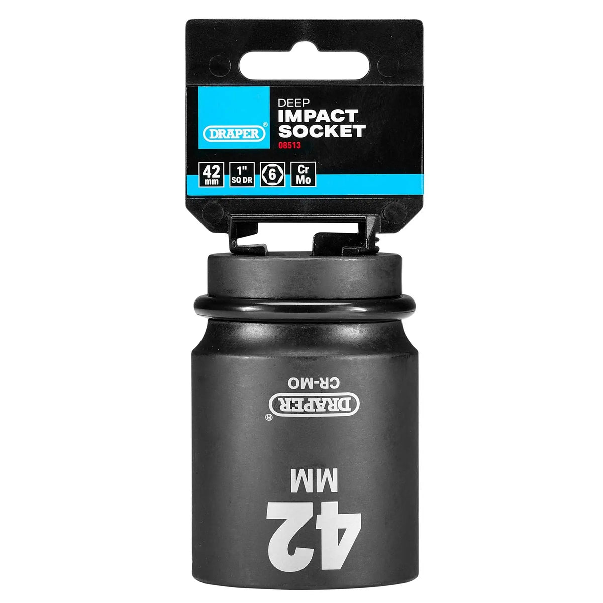 Draper HI-TORQ® Deep Impact Socket 1" Sq. Dr. 42mm 08513  White Rose Tools