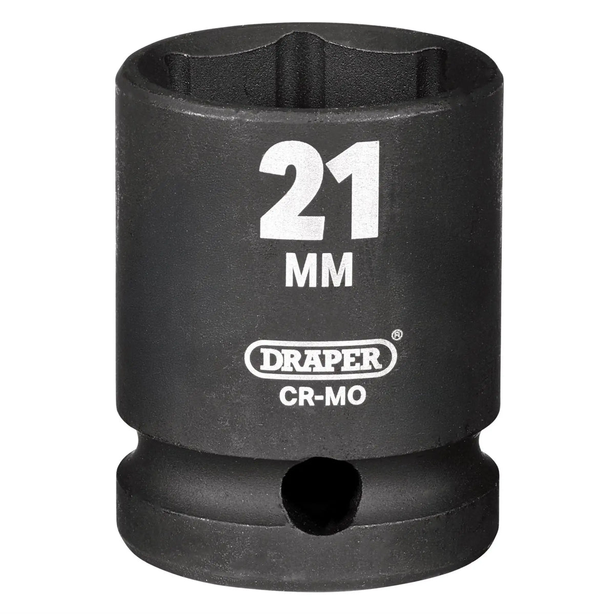 Draper HI-TORQ® Impact Socket 1/2" Sq. Dr. 21mm 28511  White Rose Tools