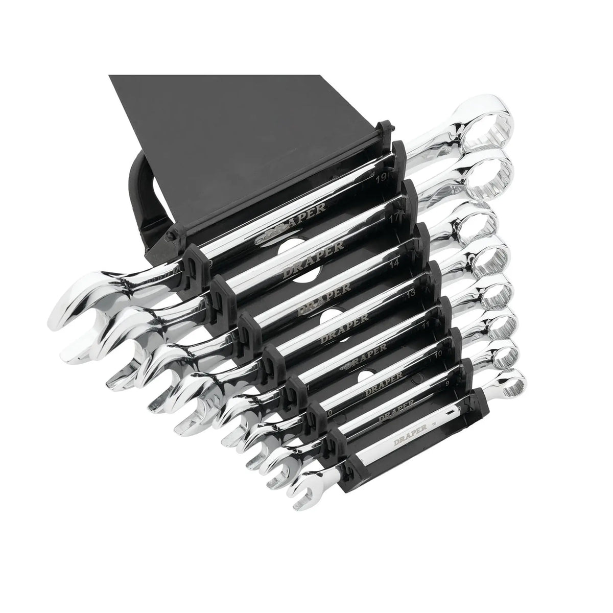 Draper HI-TORQ® Metric Combination Spanner Set 8-19mm (8 Piece) 17981  White Rose Tools