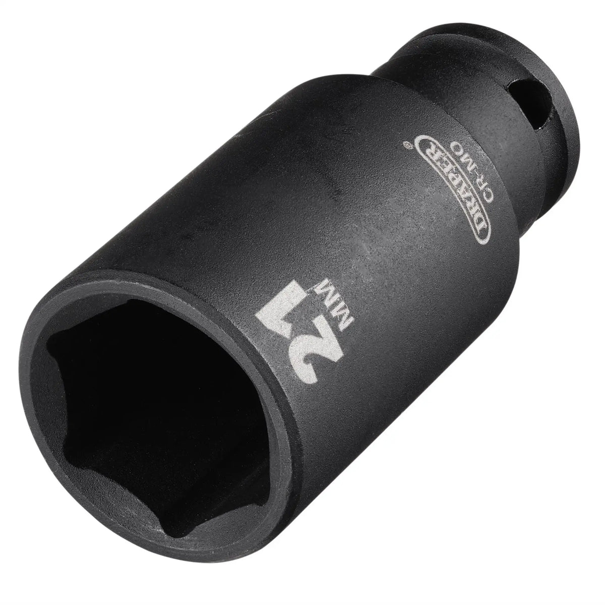 Draper HI-TORQ® Metric Deep Impact Socket 3/8" Sq. Dr. 21mm 20177  White Rose Tools