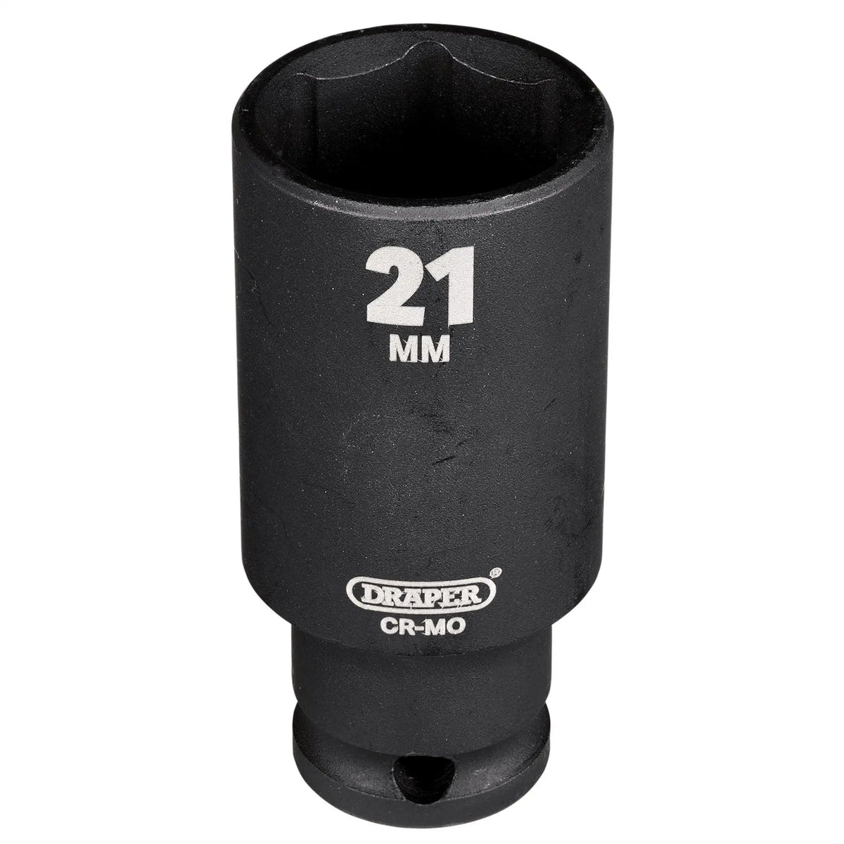 Draper HI-TORQ® Metric Deep Impact Socket 3/8" Sq. Dr. 21mm 20177  White Rose Tools