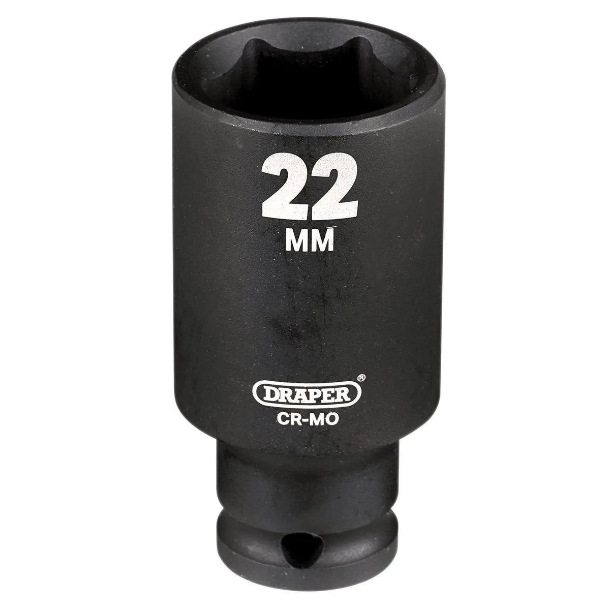 Draper HI-TORQ® Metric Deep Impact Socket 3/8" Sq. Dr. 22mm 20180  White Rose Tools