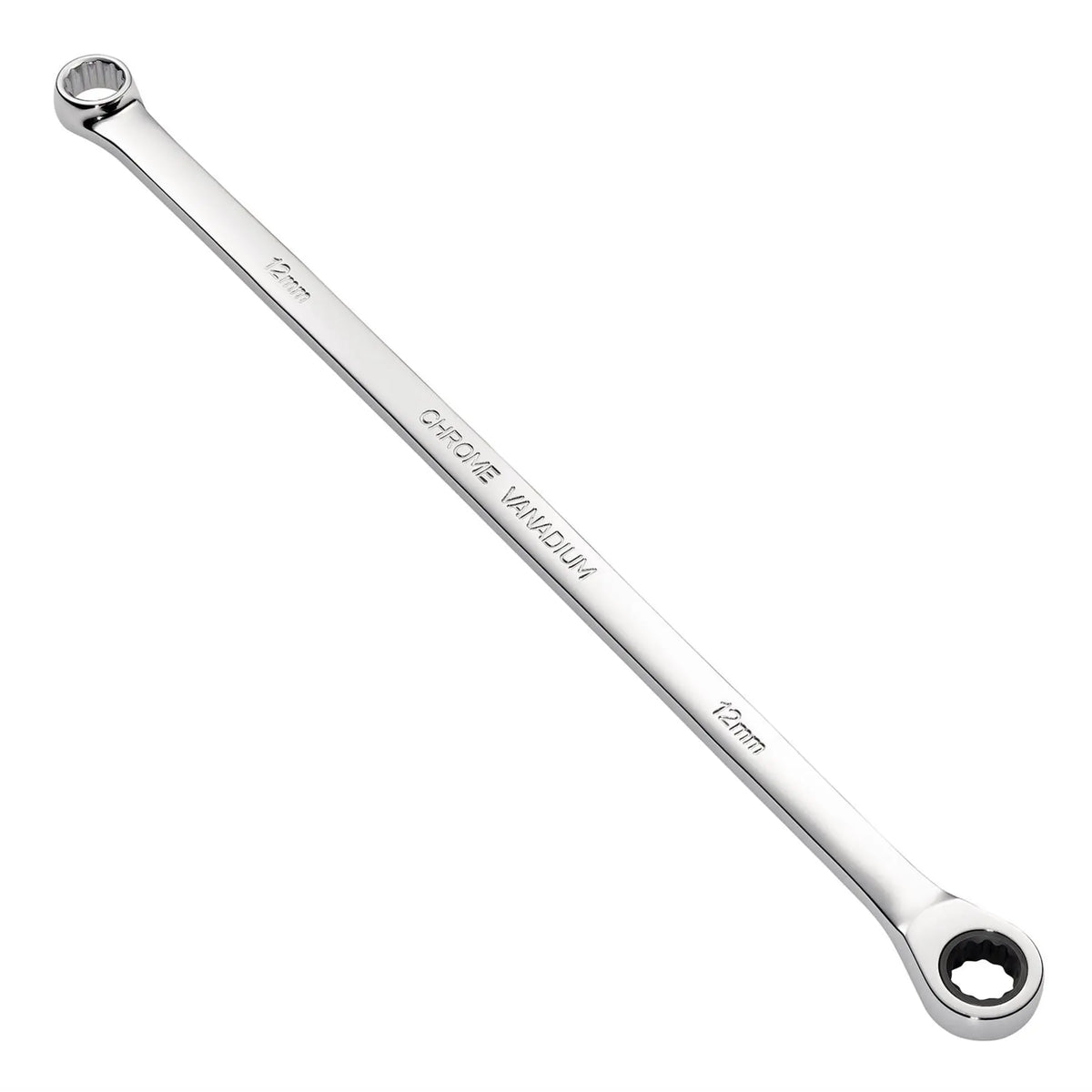 Draper HI-TORQ® Metric Extra-Long Double Ring Ratchet Spanner 12mm 27767  White Rose Tools