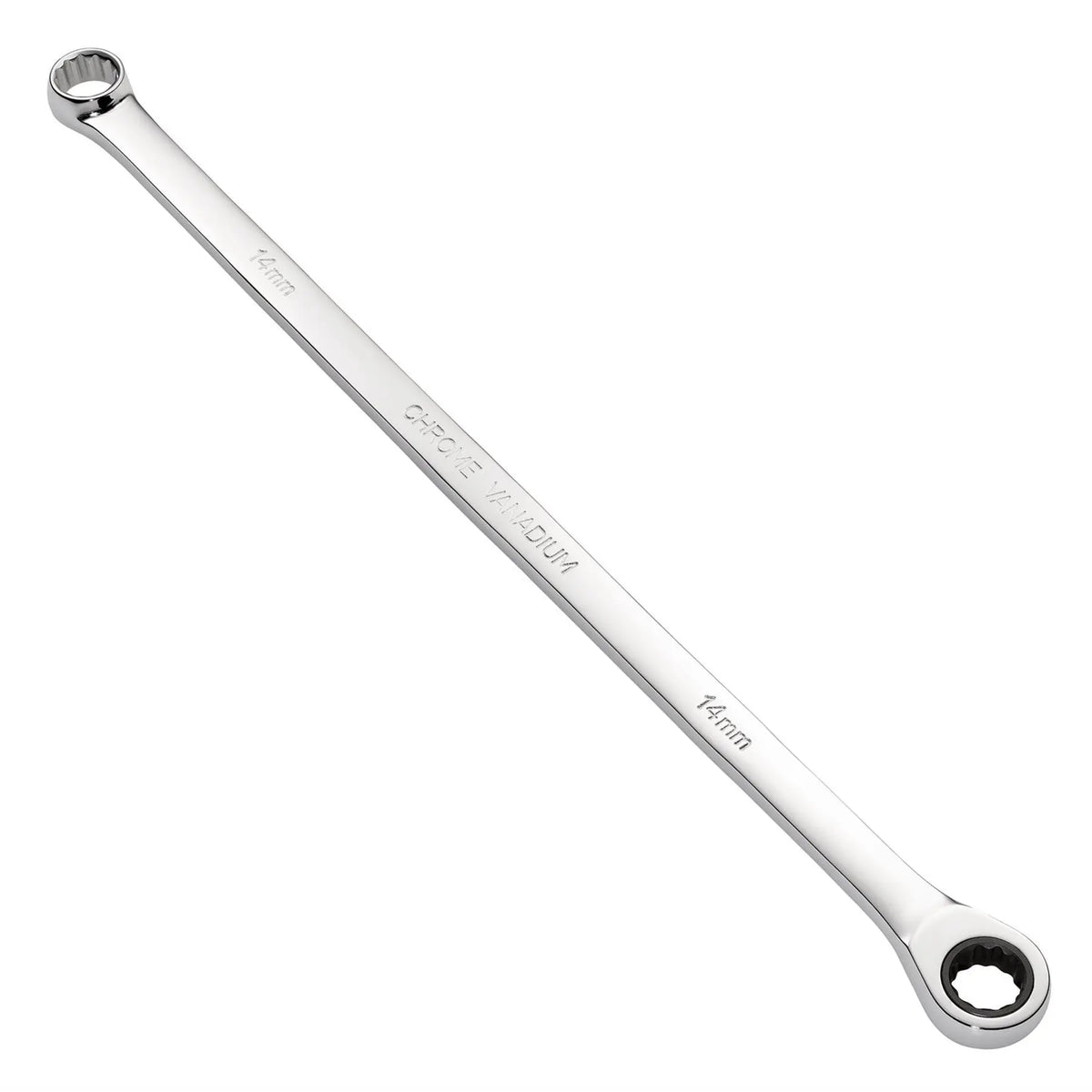 Draper HI-TORQ® Metric Extra-Long Double Ring Ratchet Spanner 14mm 27770  White Rose Tools
