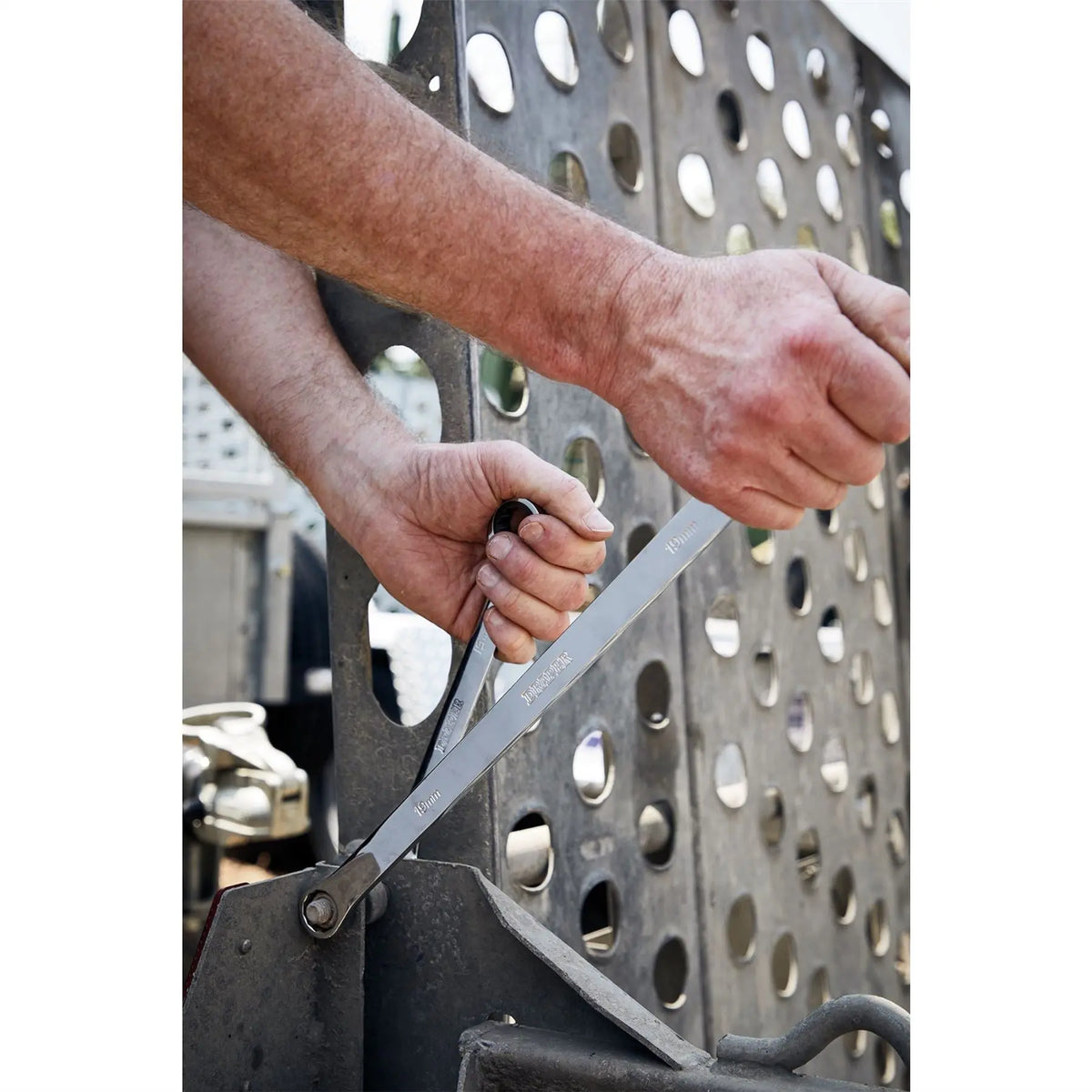 Draper HI-TORQ® Metric Extra-Long Double Ring Ratchet Spanner Set (7 Piece) 27778  White Rose Tools