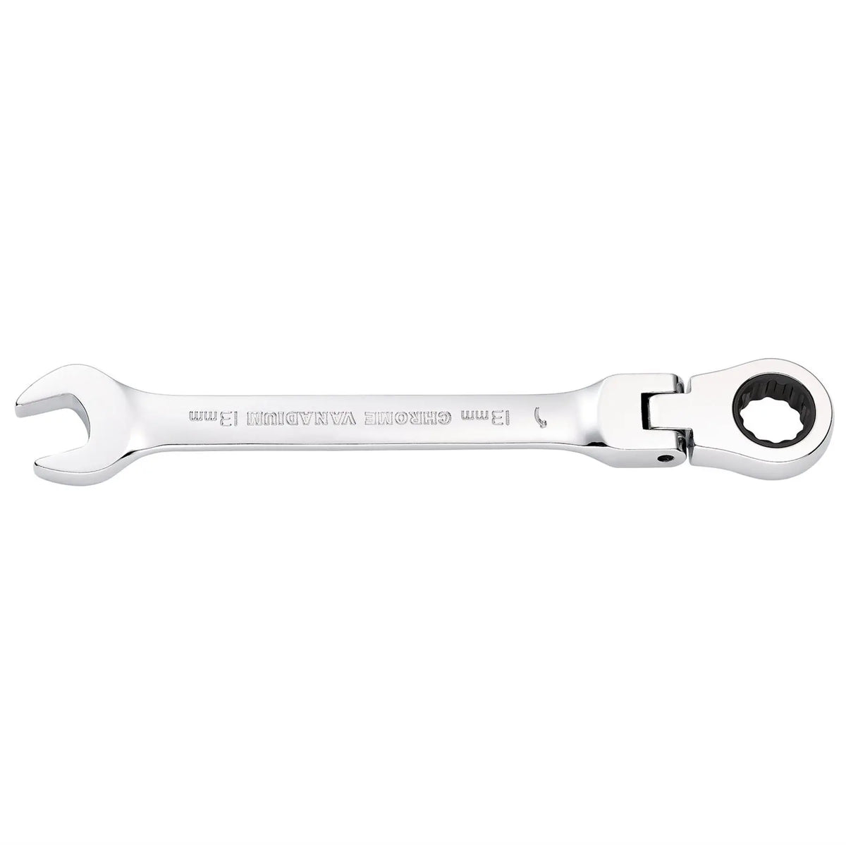 Draper HI-TORQ® Metric Flexible Head Ratcheting Combination Spanner 13mm 52014  White Rose Tools