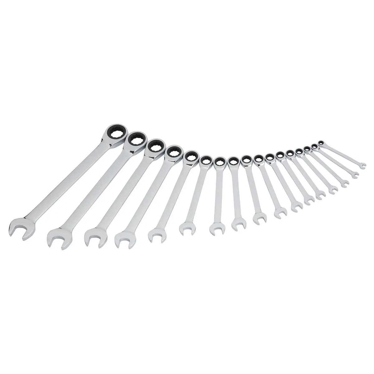 Draper HI-TORQ® Metric Ratchet Combination Spanner Set (17 Piece) 27691  White Rose Tools