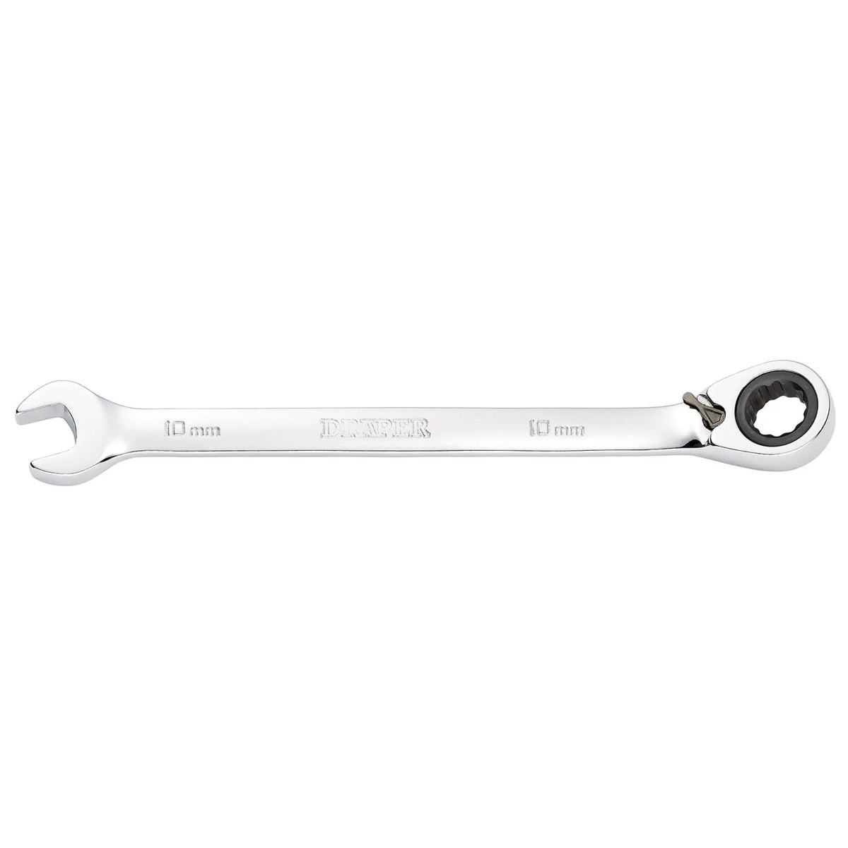 Draper HI-TORQ® Metric Reversible Ratcheting Combination Spanner 10mm 51973  White Rose Tools