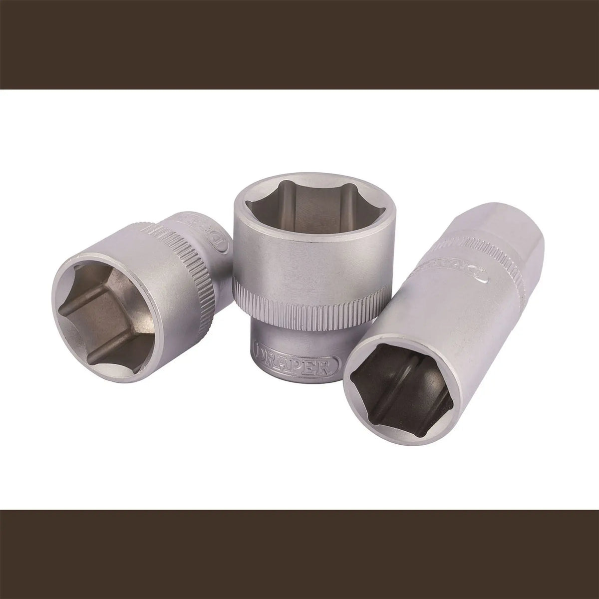 Draper HI-TORQ® Metric Socket Set 1/2" Sq. Dr. (24 Piece) 16362  White Rose Tools