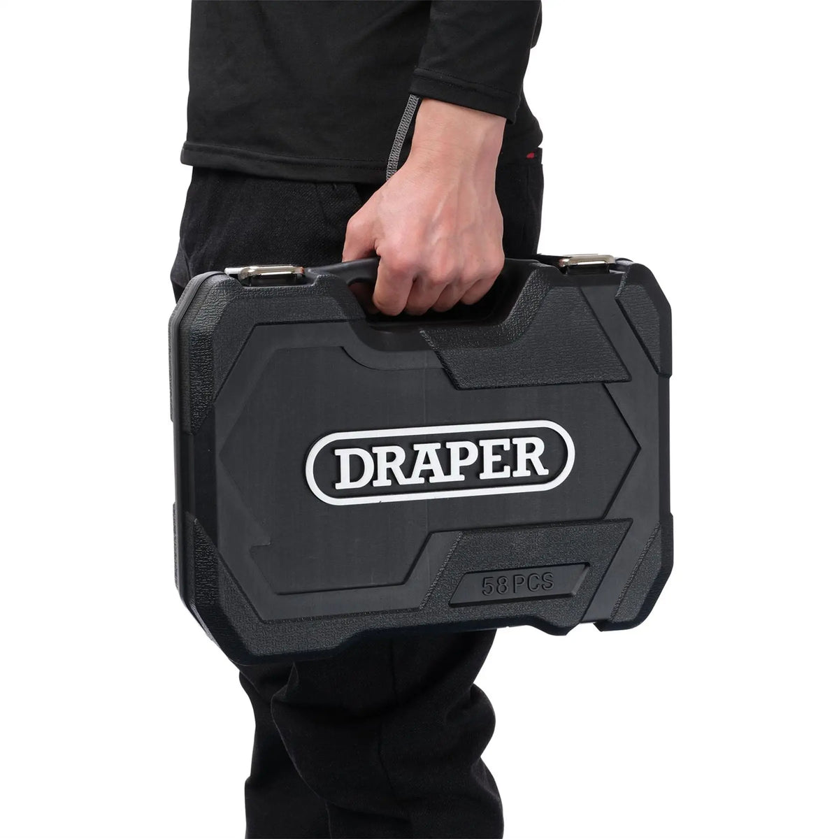 Draper HI-TORQ® Metric Socket and Bit Set 3/8" Sq. Dr. (58 Piece) 24228  White Rose Tools