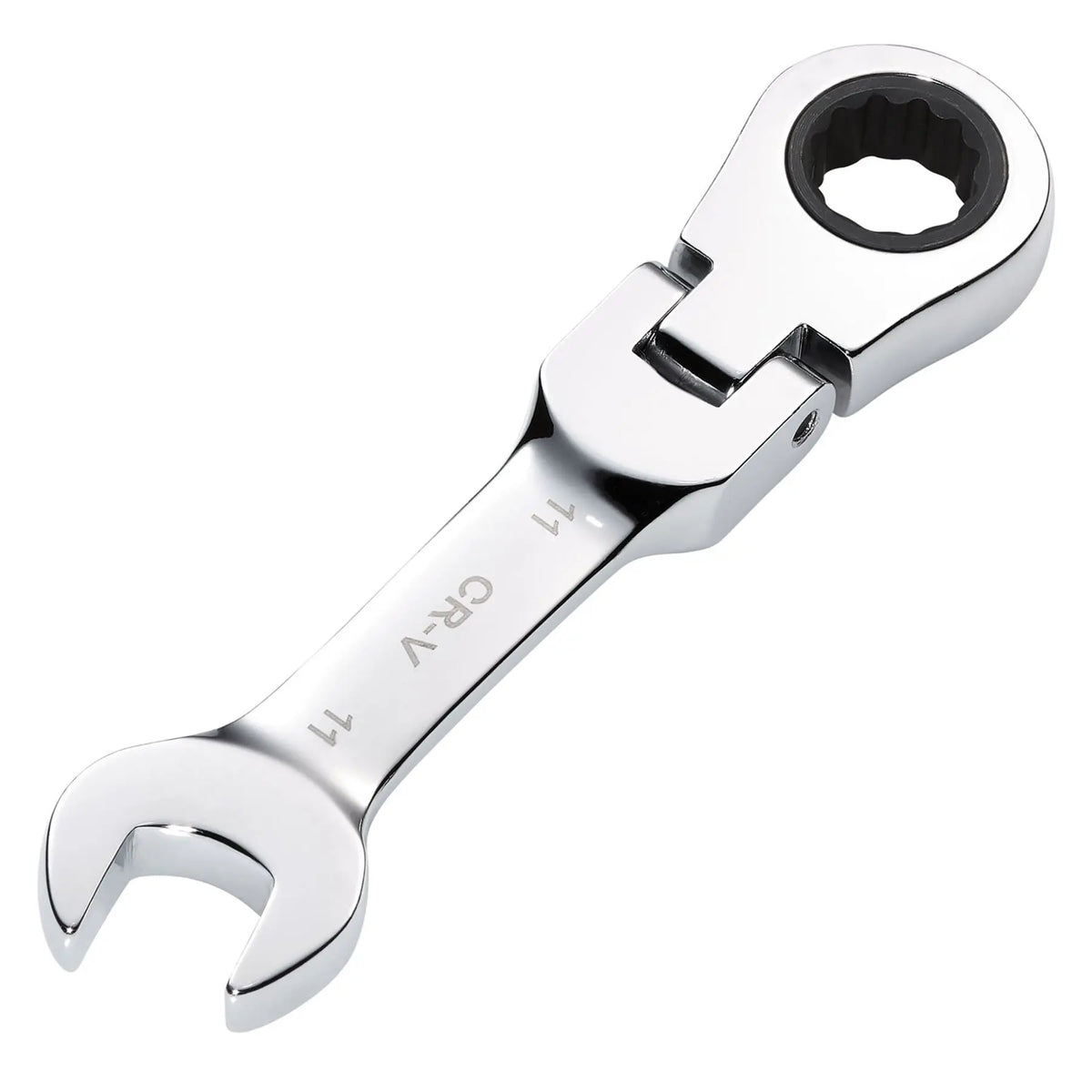 Draper HI-TORQ® Metric Stubby Flexible Head Ratchet Combination Spanner 11mm 27966  White Rose Tools