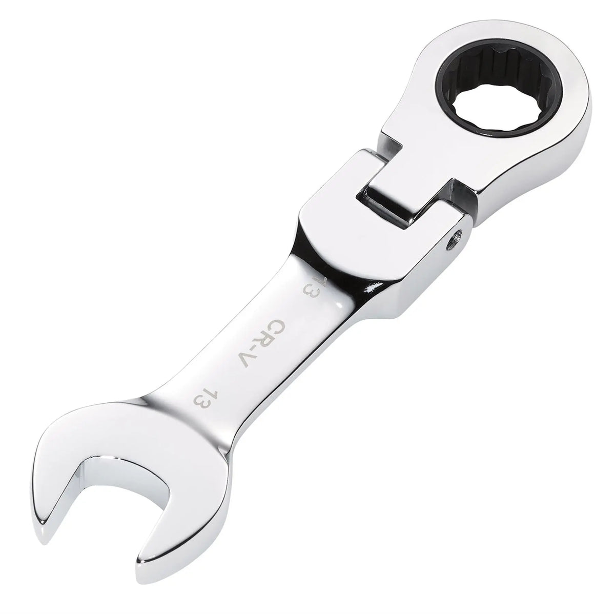 Draper HI-TORQ® Metric Stubby Flexible Head Ratchet Combination Spanner 13mm 27969  White Rose Tools