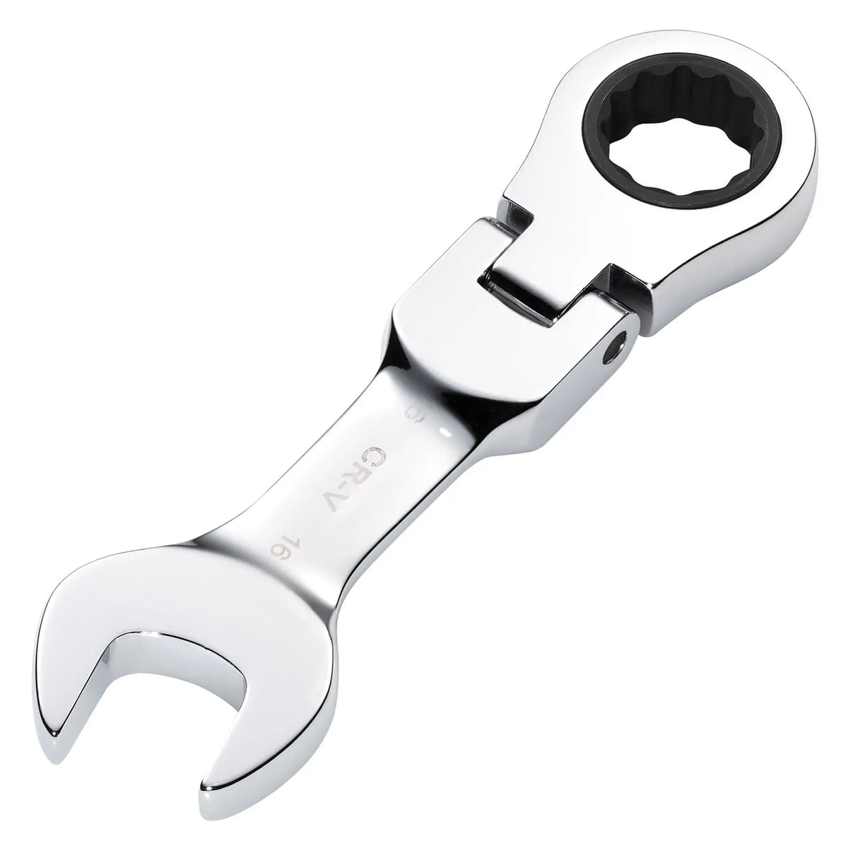 Draper HI-TORQ® Metric Stubby Flexible Head Ratchet Combination Spanner 16mm 27974  White Rose Tools