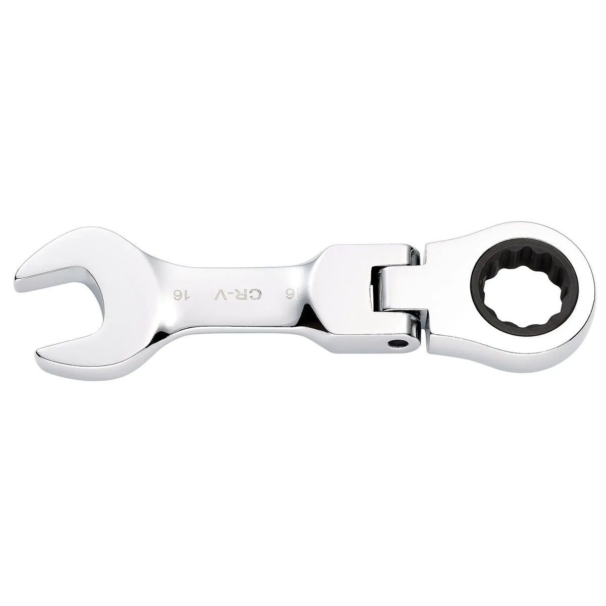 Draper HI-TORQ® Metric Stubby Flexible Head Ratchet Combination Spanner 16mm 27974  White Rose Tools