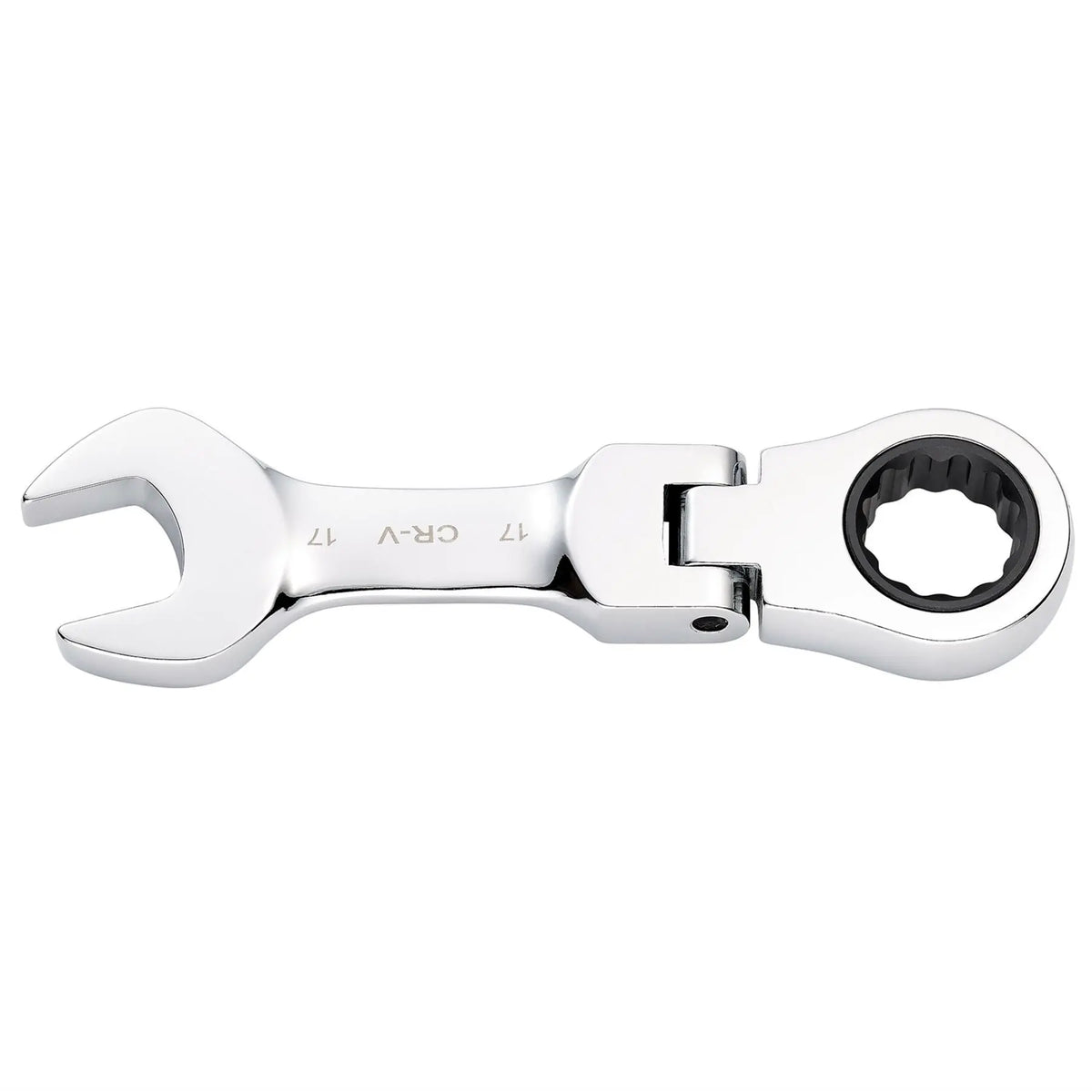 Draper HI-TORQ® Metric Stubby Flexible Head Ratchet Combination Spanner 17mm 27977  White Rose Tools
