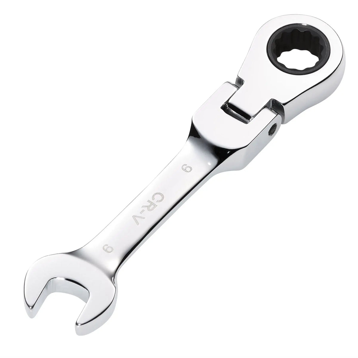Draper HI-TORQ® Metric Stubby Flexible Head Ratchet Combination Spanner 9mm 27964  White Rose Tools