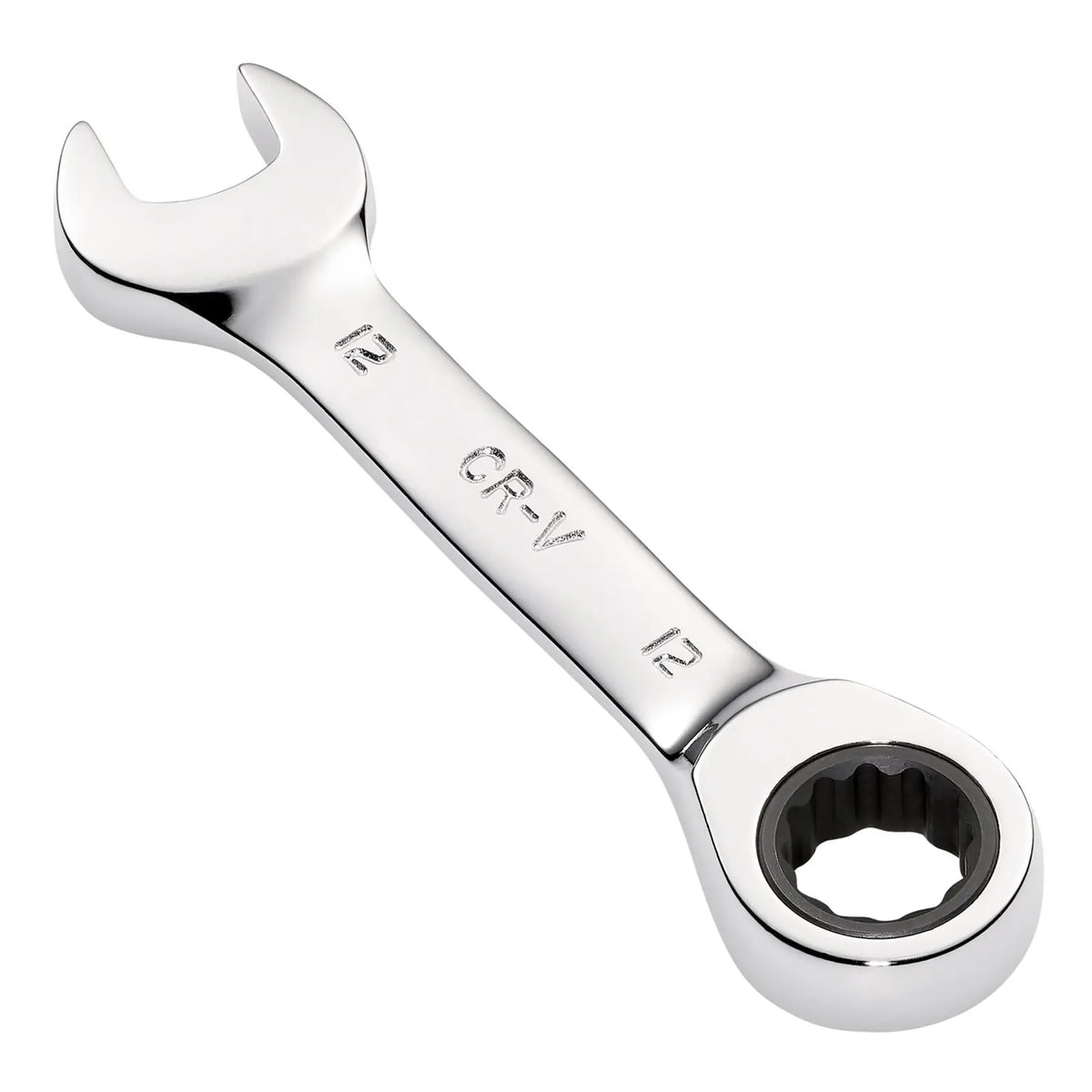 Draper HI-TORQ® Metric Stubby Ratchet Combination Spanner 12mm 27890  White Rose Tools