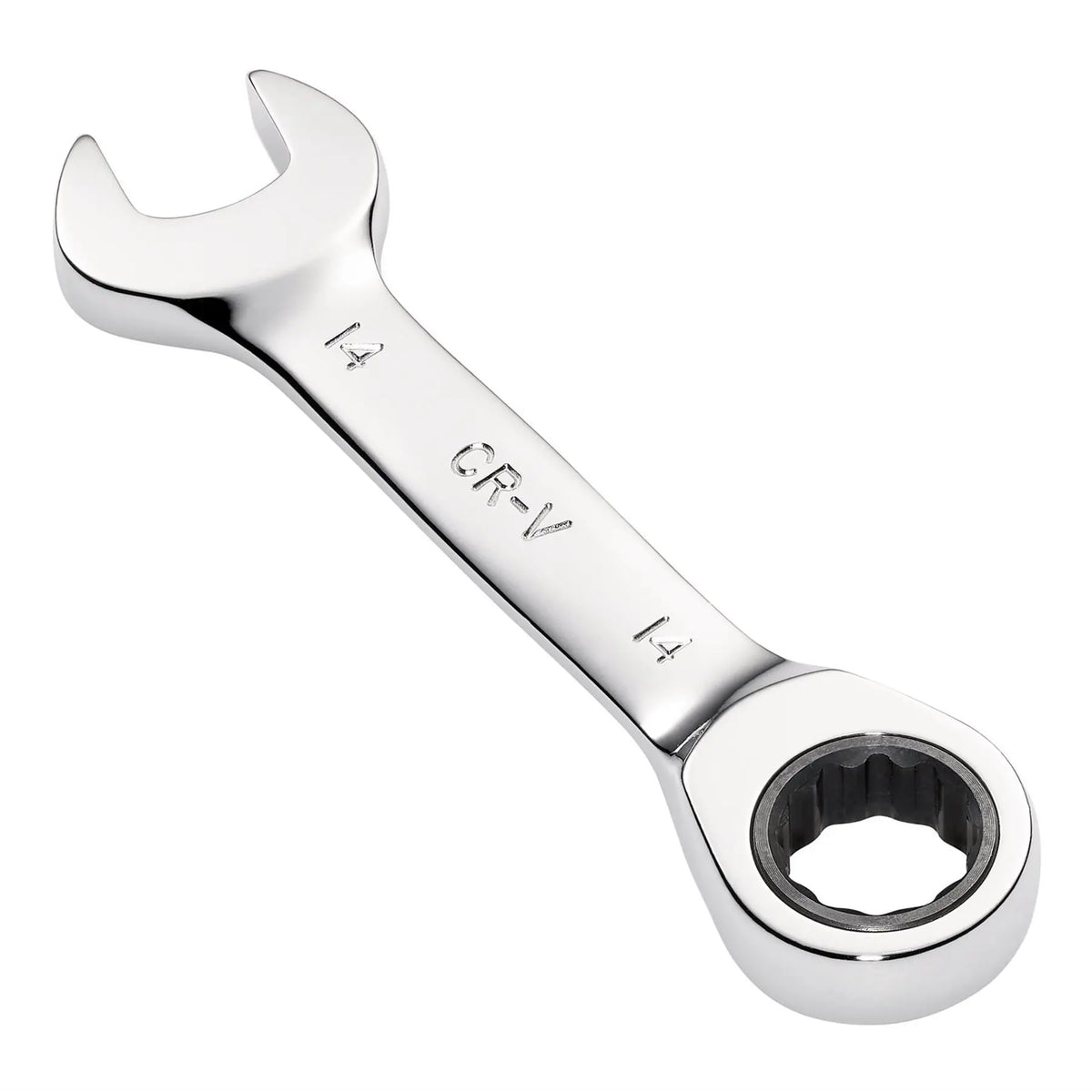Draper HI-TORQ® Metric Stubby Ratchet Combination Spanner 14mm 27895  White Rose Tools