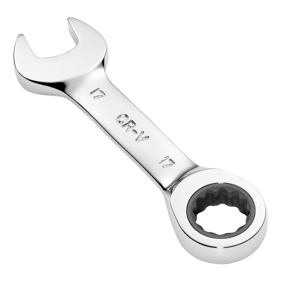 Draper HI-TORQ® Metric Stubby Ratchet Combination Spanner 17mm 27914  White Rose Tools