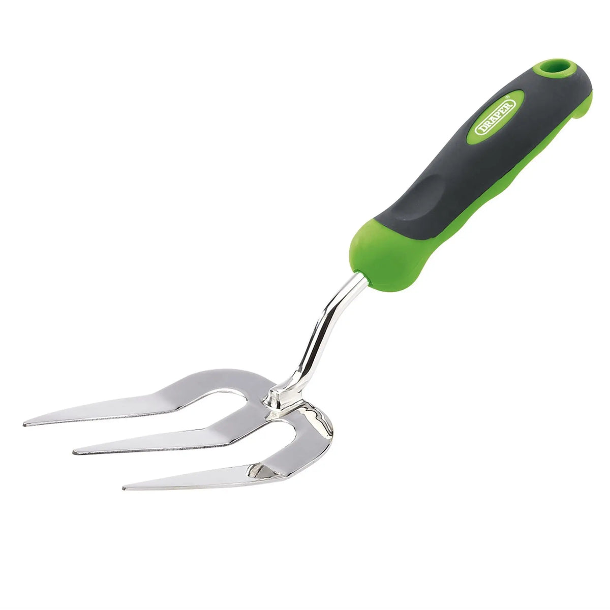 Draper Hand Fork with Stainless Steel Prongs and Soft Grip Handle 28287  White Rose Tools