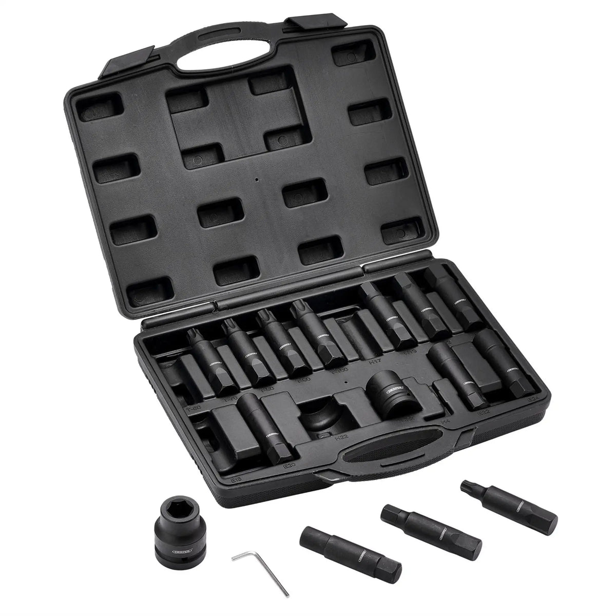 Draper Hex & TX-STAR® Bit Set (16 Piece) 13915  White Rose Tools