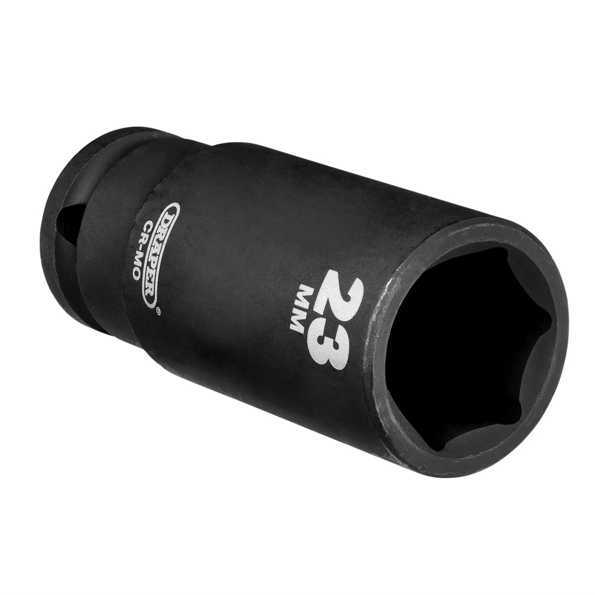 Draper Hi-TORQ® Deep Impact Socket 1/2" Sq. Dr. 23mm 20192  White Rose Tools