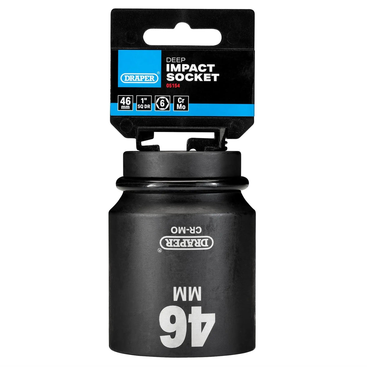Draper Hi-TORQ® Deep Impact Socket 1" Sq. Dr. 46mm 05154  White Rose Tools
