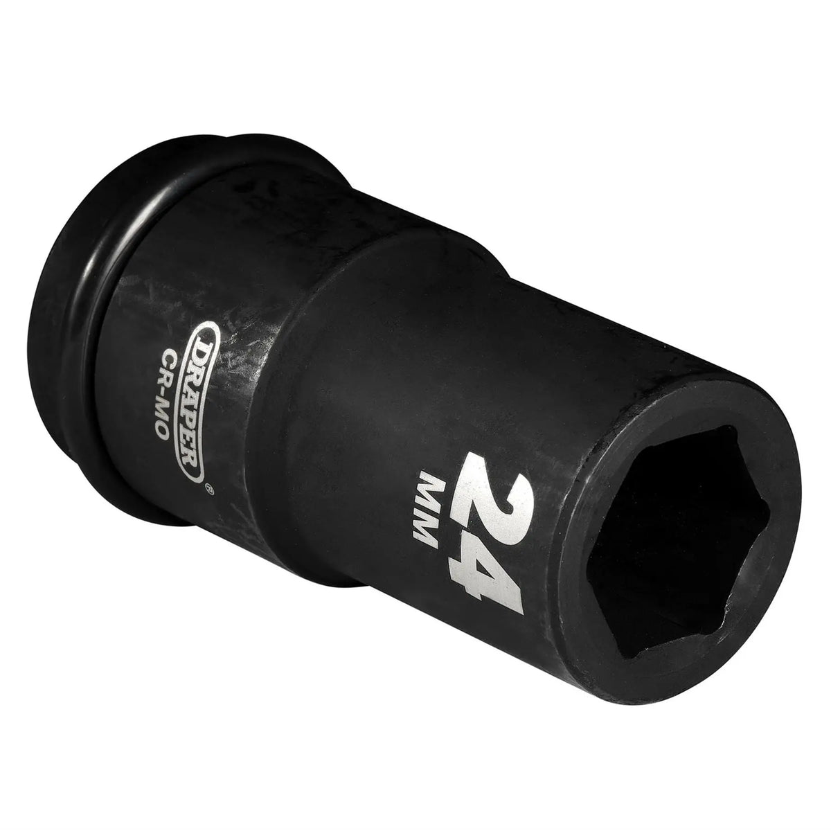 Draper Hi-TORQ® Deep Impact Socket 3/4" Sq. Dr. 24mm 71883  White Rose Tools