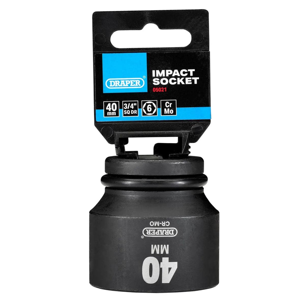 Draper Hi-TORQ® Impact Socket 3/4" Sq. Dr. 40mm 05021  White Rose Tools