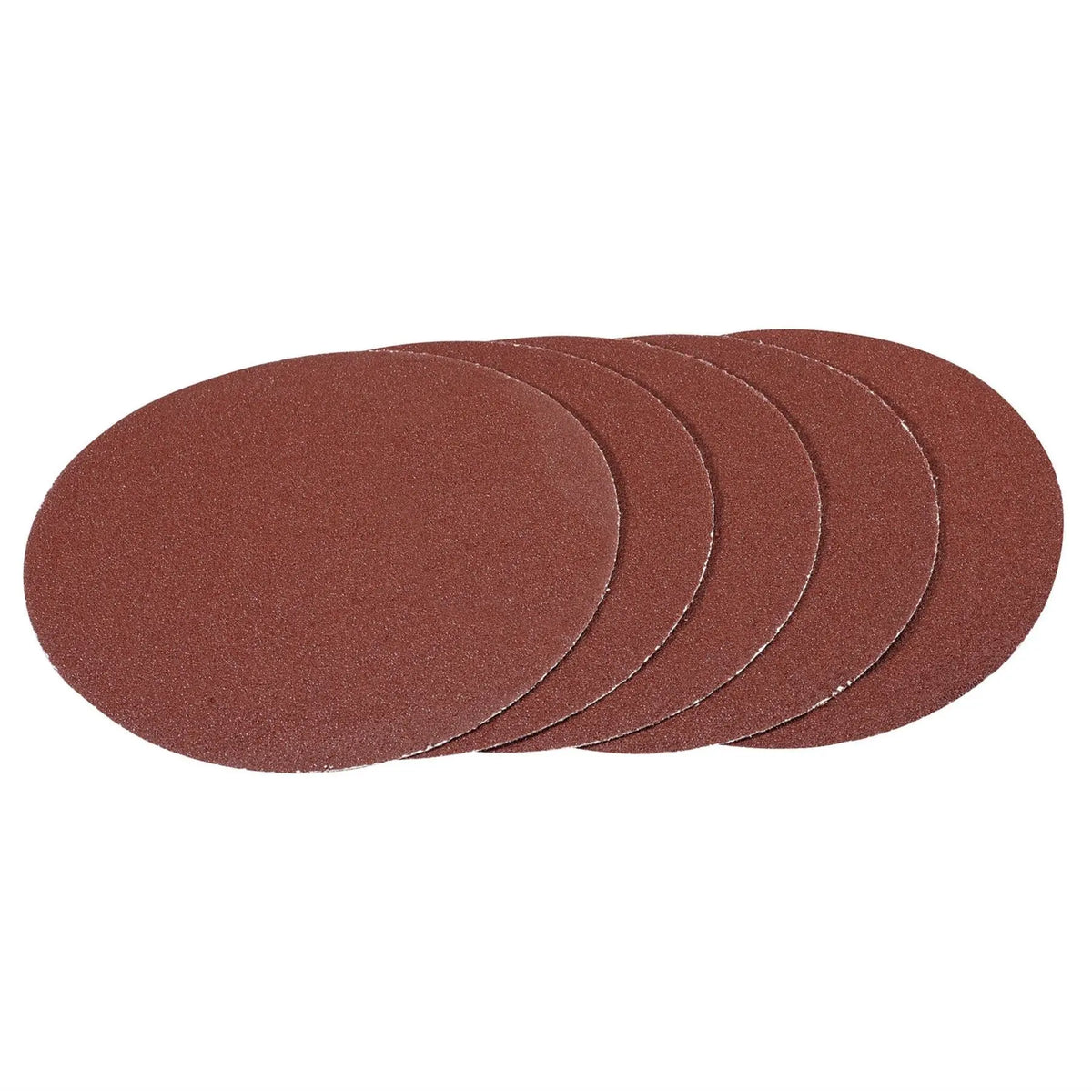 Draper Hook and Loop Aluminium Oxide Sanding Discs 180mm 60 Grit (Pack of 5) 93388  White Rose Tools