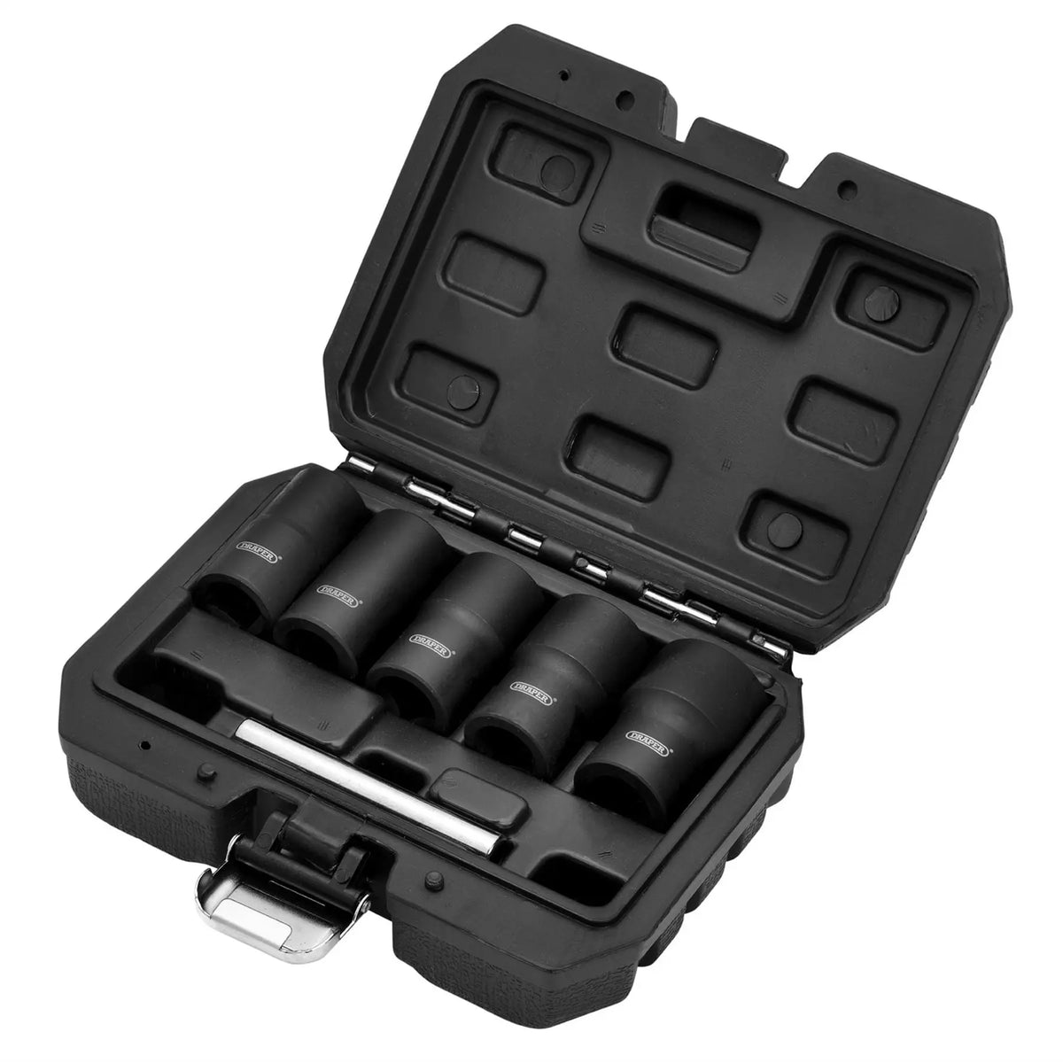 Draper Impact Wheel Nut Socket Set 1/2" Sq. Dr. (6 Piece) 12411  White Rose Tools