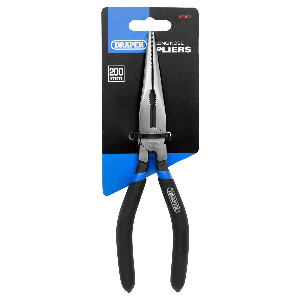 Draper Long Nose Pliers 200mm 07052  White Rose Tools