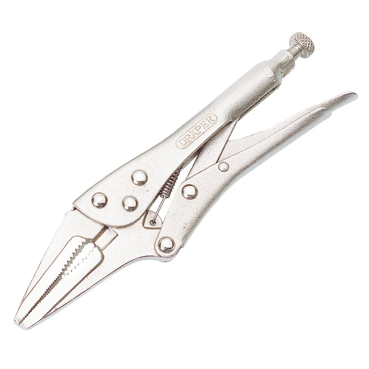 Draper Long Nose Self Grip Pliers 220mm 11903  White Rose Tools