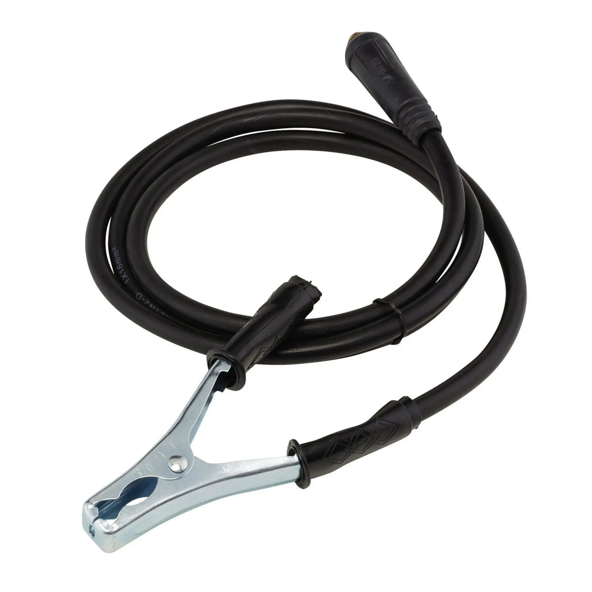 Draper MMA Welding Earth Lead and Clamp with 10/25 Dinse-type Plug 1.8m 200A 20930  White Rose Tools