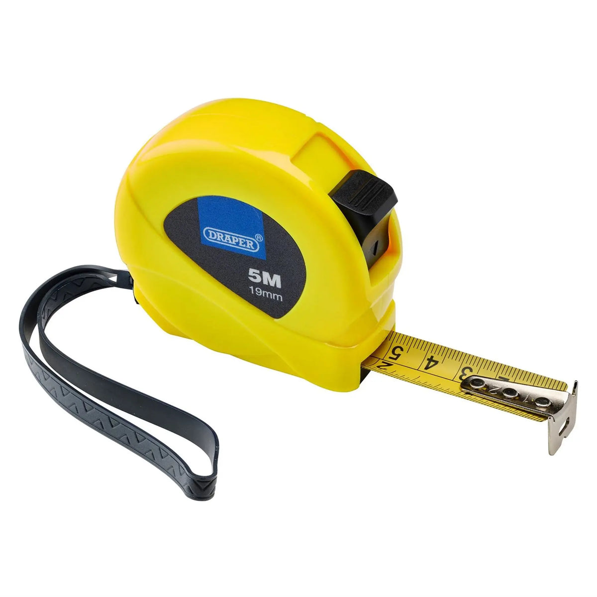 Draper Measuring Tapes 5m/16ft x 19mm 3 Colours (Dispenser of 12) 82437  White Rose Tools